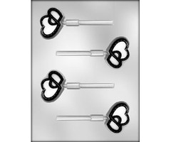 Double Heart Sucker Mold 90-1228
