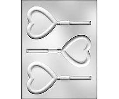 Heart with Border Chocolate Sucker Mold by Ck Products 90-1211