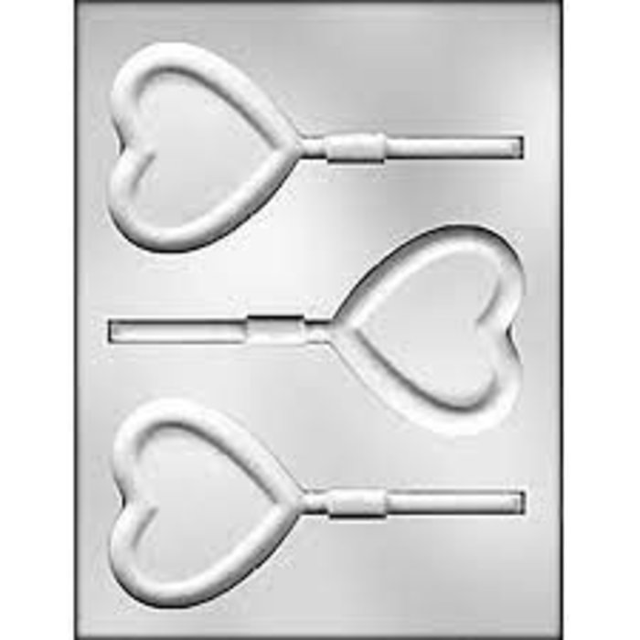 Heart with Border Chocolate Sucker Mold by Ck Products 90-1211