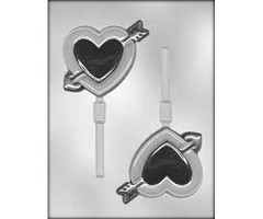 Heart with Arrow Sucker Mold by Ck Products 90-1251