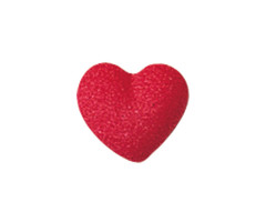 Heart Charm Sugars Red