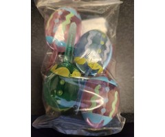 Easter Egg Shaped Cupcake Picks 3-D