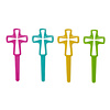 Cross Cupcake Picks Bright