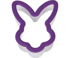 Easter Bunny Face Plastic Comfort Grip Cookie Cutter