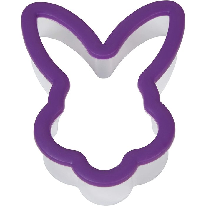 Easter Bunny Face Plastic Comfort Grip Cookie Cutter
