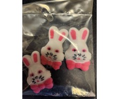 Easter Bunny Sugar Cupcake Topper Beau Bunny
