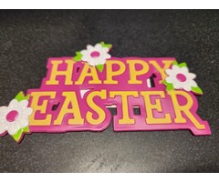 Happy Easter Layon for Cakes