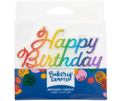 Happy Birthday candle - Bright
