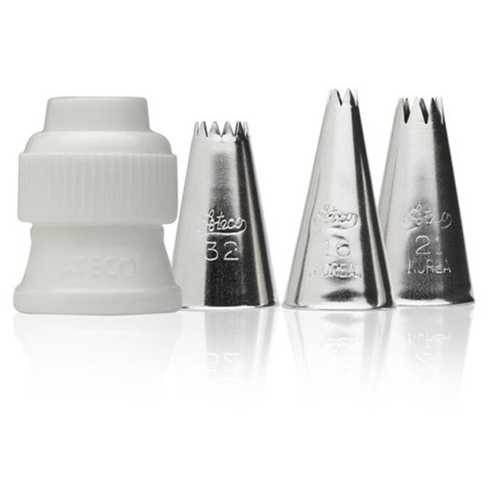 4 pc Star Tube Set, Ateco