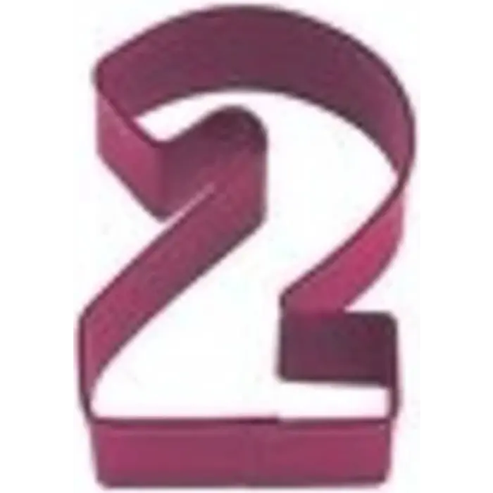 Number 2 Shaped Cookie Cutter by R&M