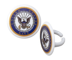United States Navy Cupcake Rings