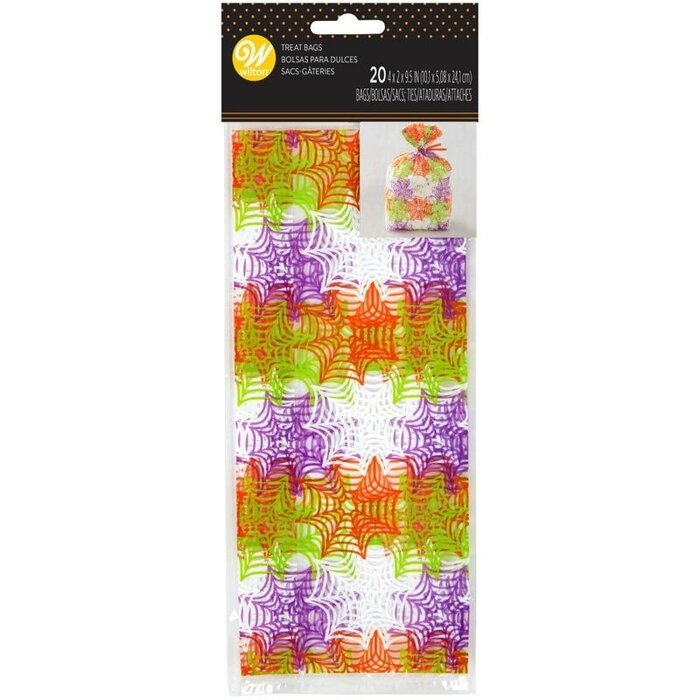 Spider Web Halloween Treat Bags