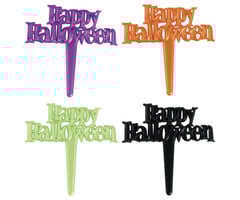 Happy Halloween Cupcake Picks