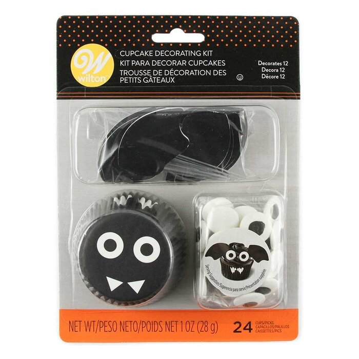 Bat Halloween Cupcake Decorating Kit