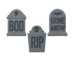 Tombstone Edible Cupcake Toppers
