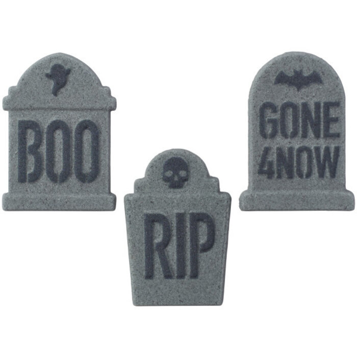 Tombstone Edible Cupcake Toppers