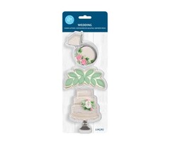 Wedding 3 Piece Cookie Cutter Set