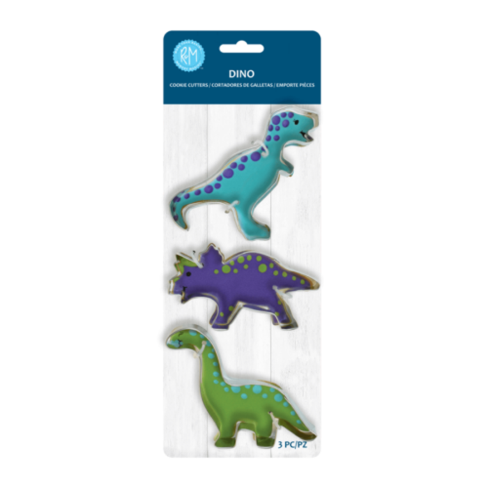 Dinosaur Cookie Cutter Set 3 Piece