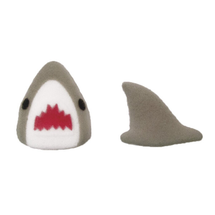 Shark Attack Edible Cupcake Toppers