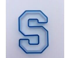 Block S Cookie Cutter