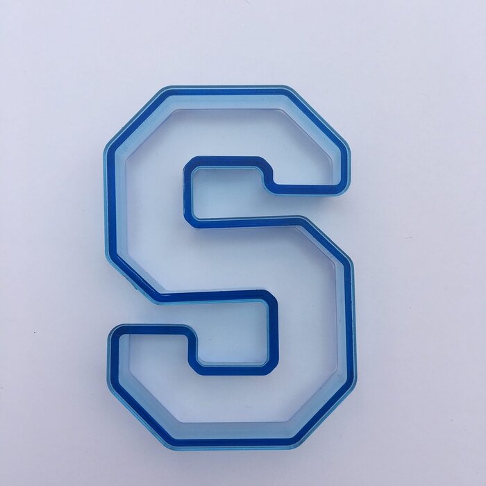Block S Cookie Cutter