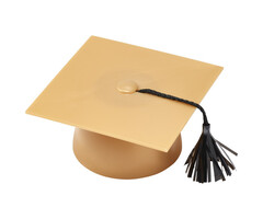 Large Graduation Cap Gold