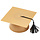 Large Graduation Cap Gold