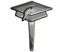 Graduation Hat Shaped Cupcake Toppers - Cupcake Picks