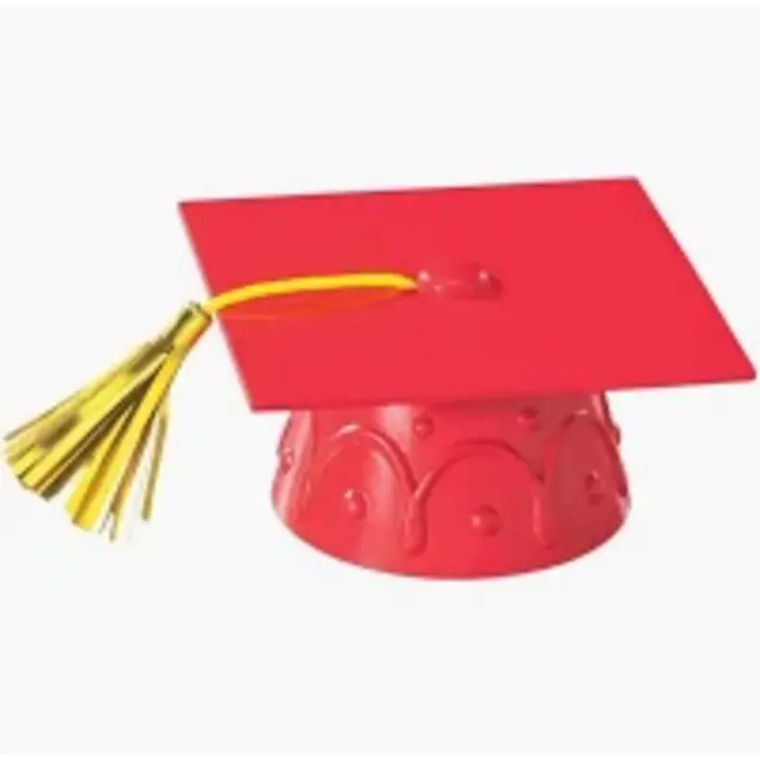 Graduation Cap Red