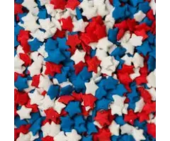 Red, White and Blue Star Quins  1 oz