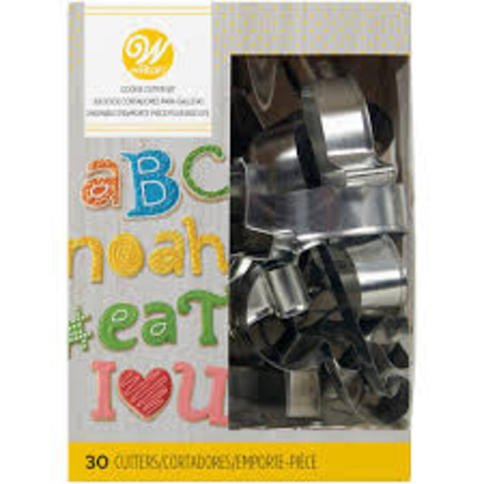 Alphabet and Symbols Cookie Cutter Set