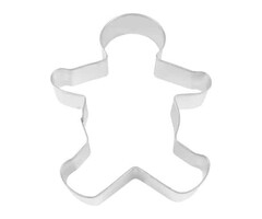 8" Gingerbread Boy Cookie Cutter Stainless Steel