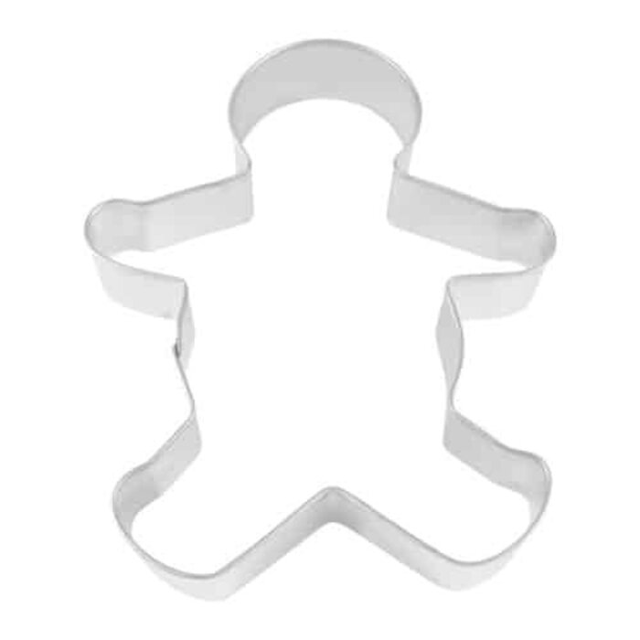 8" Gingerbread Boy Cookie Cutter Stainless Steel