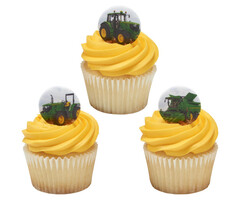 John Deere Cupcake Rings