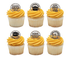 Confetti Grad Cupcake Rings