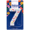 Number 7 Rainbow Sprinkle Candle