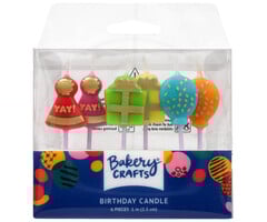 Party Themed Birthday Candles