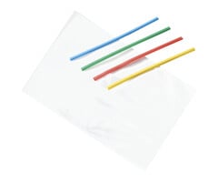 Bag 4x6 with Primary Twist Ties 50 Count