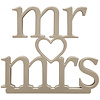 Mr and Mrs Cake Topper