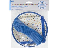Party Pack Polka Dots 8 Piece