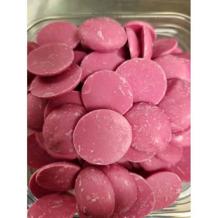 Pink chocolate coating by Merckens 1/2 pound