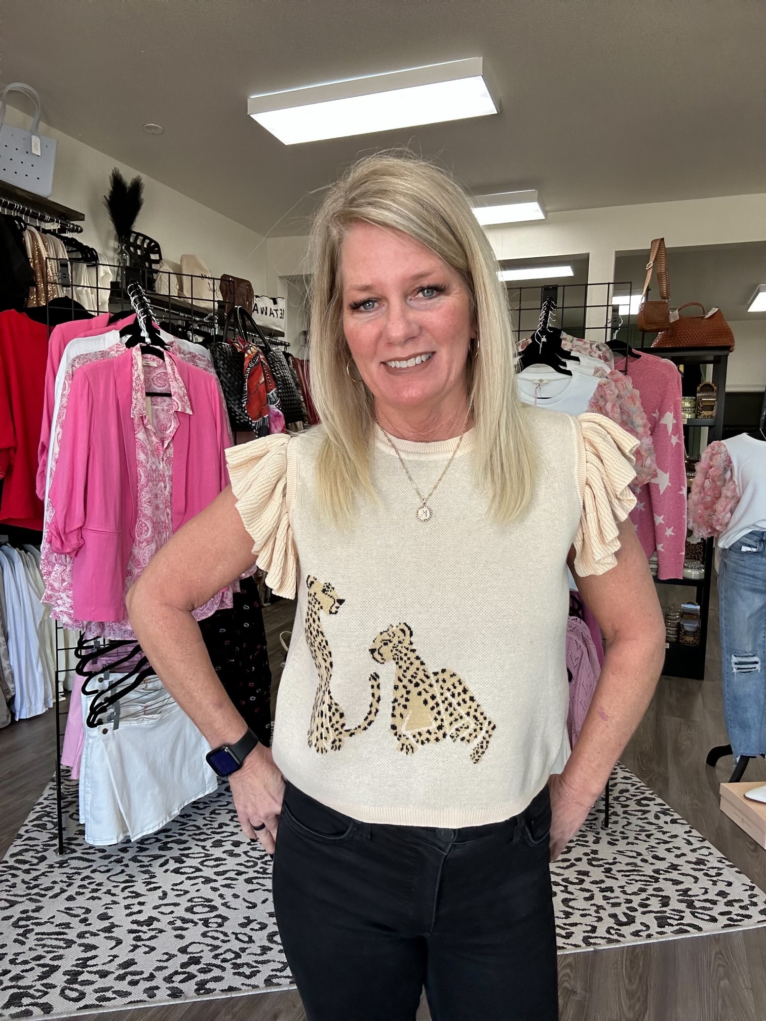 Tan Crop Cheetah The Oasis on Lake Texoma