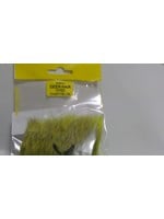Deer Body Hair Plain and Dyed Chartreuse 1 Pcs.