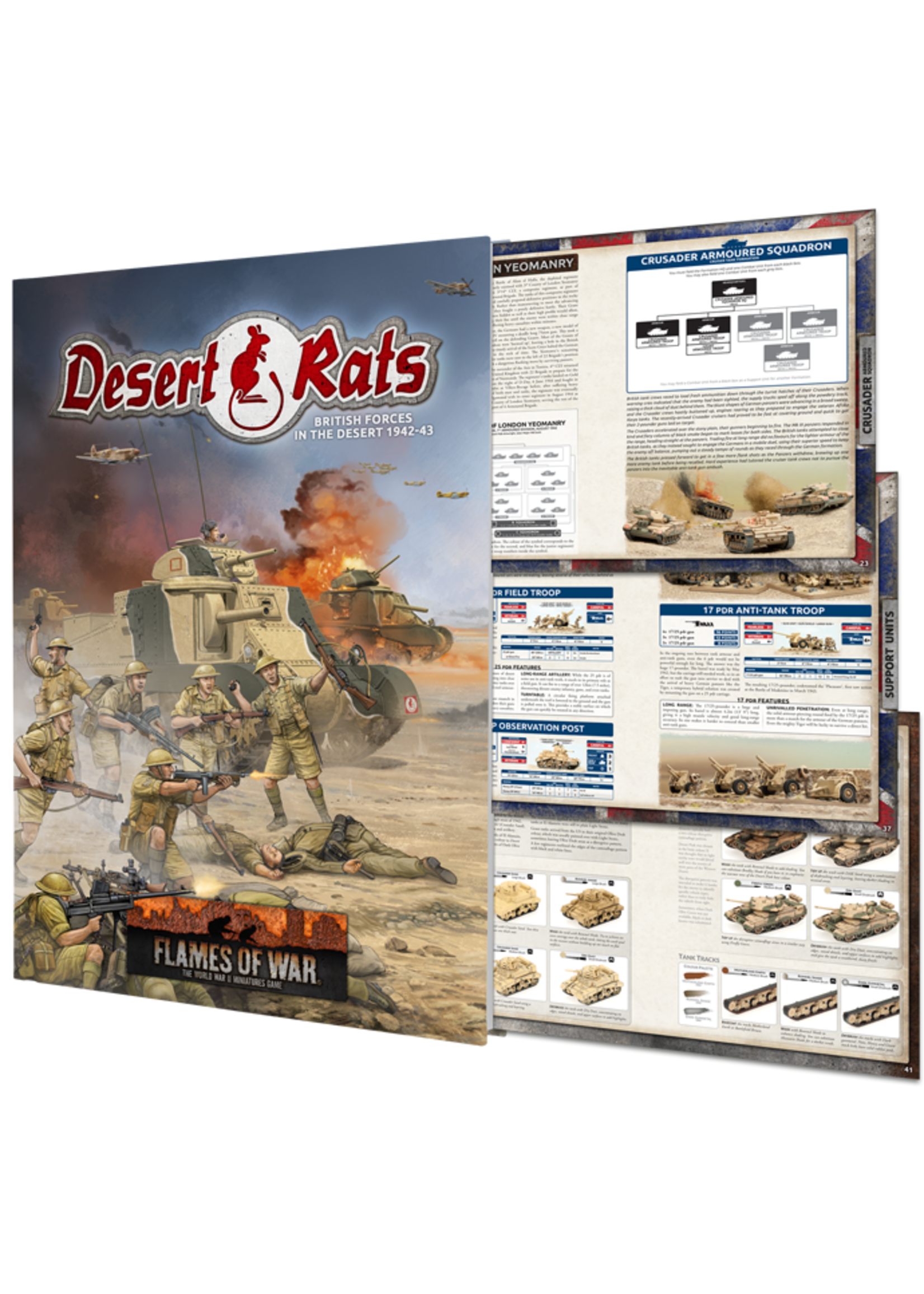 Desert Rats Army Book (MW A4 HB 48P)