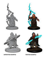 Dwarf Male Sorcerer Pathfinder Miniatures Unpainted