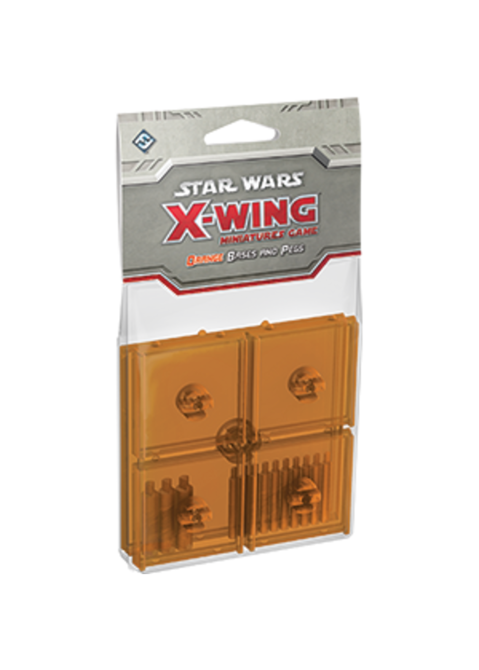 STAR WARS X-WING BASES & PEGS ORANGE