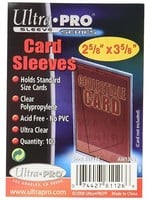 Ultra Pro 2 5/8 x 3 5/8 Card Soft Sleeves