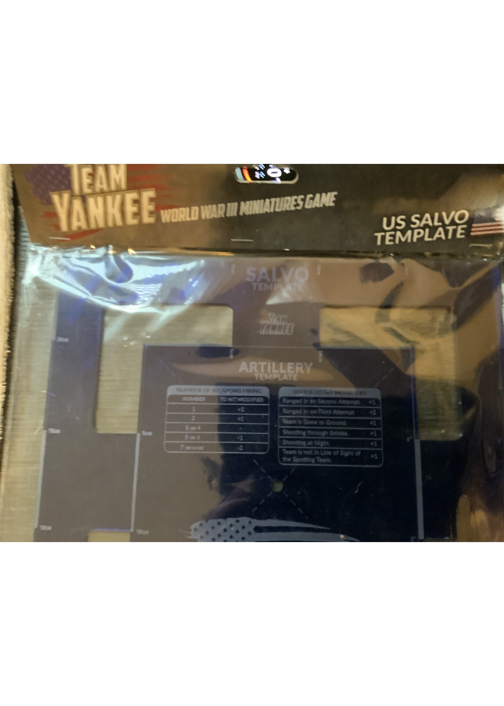 Team Yankee US Salvo Template