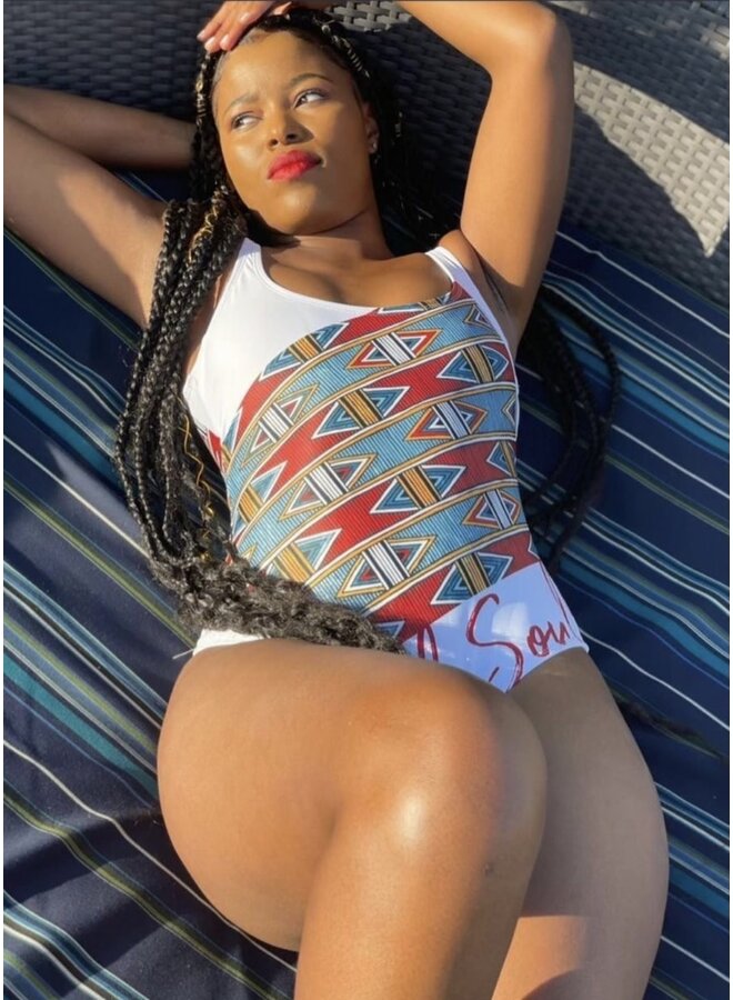 Ndebele One Piece Swimsuit