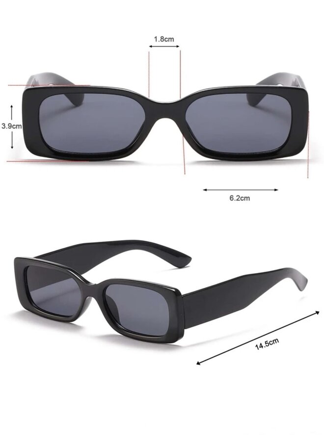 Men Square Frame Fashion Glasses OL